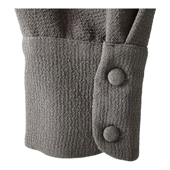 Club Monaco Women Button AccentsBlack Mini Dress Size 00 - Picture 9 of 16